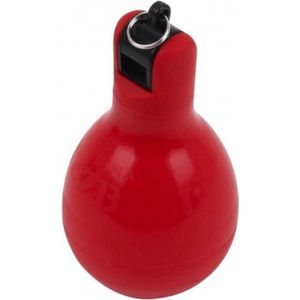 Wizzball | Peerfluit |Handfluit | Original Wizzball  | Hygiënische squeezy whistle  | Rood