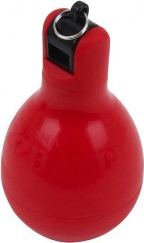 Wizzball | Peerfluit |Handfluit | Original Wizzball  | Hygiënische squeezy whistle  | Rood