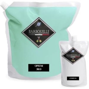 BARBOUILLE 2K epoxykleur/-hars, glanzend, voor tegels, laminaat, pvc, 3 kg, opiumgroen