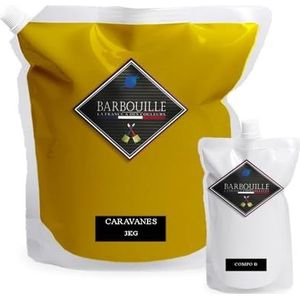 BARBOUILLE BAR-BARBRB250IC3 keuken- en badkamerverf, geel, 3 kg
