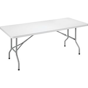 Inklapbare tafel met kunststof blad, hoogte 740 mm, b x d = 1520 x 760 mm