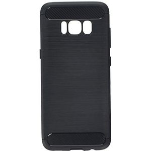 DLH Beschermhoes gemaakt van siliconen voor Samsung Galaxy S8, zwart
