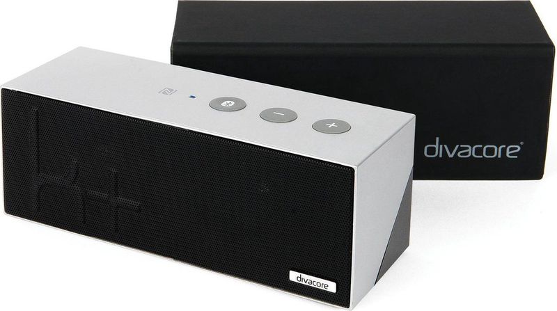 Divacore - Ktulu II+ - Bluetooth Speaker - Zilver - Powerbank - 35 uur Speeltijd