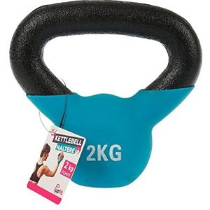 UPFIT - halter 2 kg, kogelhalter – afzonderlijk – eenvoudige en comfortabele grip – vorm voor verschillende oefeningen – van gietijzer voor betrouwbare weerstand