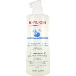 Topicrem - My 1st Cleansing Gel 2in1 - Reinigingsgel - Voor Kinderen - 500 ml