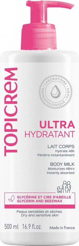Topicrem - UH BODY - Bodylotion - Diepe Hydratatie - 500 ml