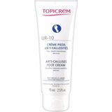 Topicrem UR-10 Anti-Calluses Foot Cream Voetencrème voor Voeding en Hydratatie 75 ml