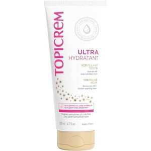 Topicrem UH BODY Ultra-Moisturizing Sparkling Body intensief hydraterende bodymilk met Glitters 200 ml