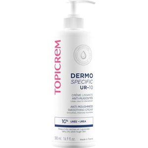 Topicrem Ur10 Creme Smoothing A/ruwheid 500ml