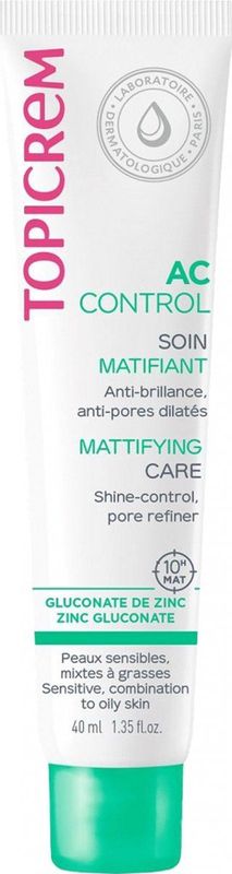 Topicrem - AC Mattifying Care - Dagcrème - Matterende Verzorging - 50ml