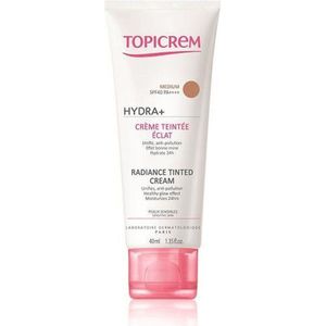 Topicrem - UH FACE HYDRA+ Radiance Tinted Cream - Getinte Crème - SPF 40 - 40 ml