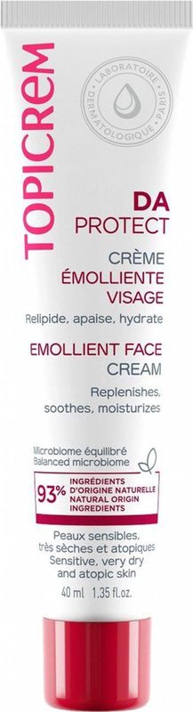 Topicrem - DA Emollient Face Cream - Gezichtscrème - Geurvrij - 50ml