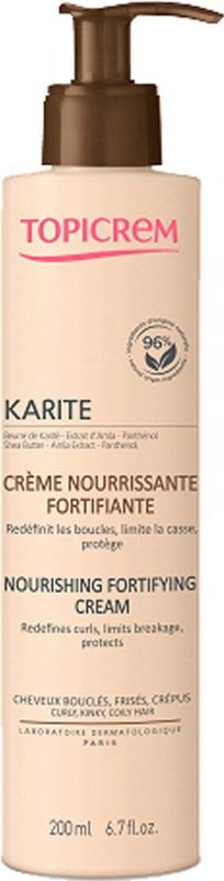 Topicrem - KARITÉ - Haarcrème - 200 ml - Voor Golvend en Krullend Haar