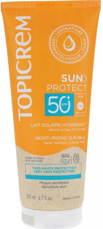Topicrem - Sun Protect - Hydraterende Bruiningsmelk - SPF 50+ - 200 ml