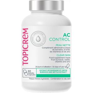 Topicrem - AC Control - Gezichtsbehandeling - 60 Eenheden - Voor Vette Huid