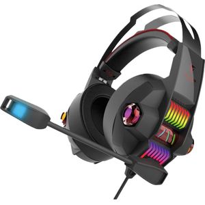 Berserker Gaming EIKTHYRNIR koptelefoon met 3,5 mm jackstekker, USB, kabelgebonden, stereo, zwart