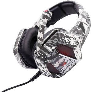 Berserker Gaming ARMY-EMBLA Over Ear headset Gamen Kabel Stereo Zwart, Wit Volumeregeling