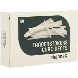 Pharmex - Tandenstokers - Pluim - 50 Stuks