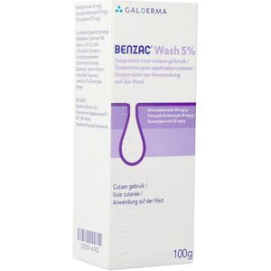 Benzac Wash 5% Vloeibare zeep 100g