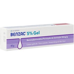 Benzac - 5% Gel - 40g - Geneesmiddel voor Acne
