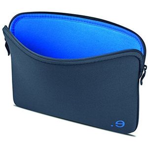 BE.EZ Laptophoes 15,6 inch, tas 14-15 inch MacBook Chromebook Ultrabook ASUS Acer Dell HP Lenovo De jurk, grijs/blauw