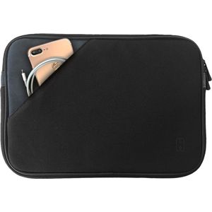 MW beschermhoes 15 inch met tas compatibel met MacBook Pro 15 inch - zwart/grijs