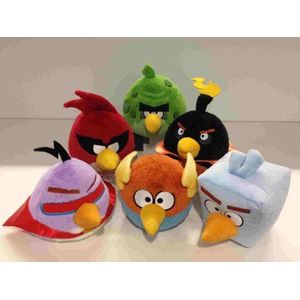 NONAME ANGRY BIRDS SPACE - Assort. Geanimeerde pluche dieren, 12 cm (doos van 12 stuks)