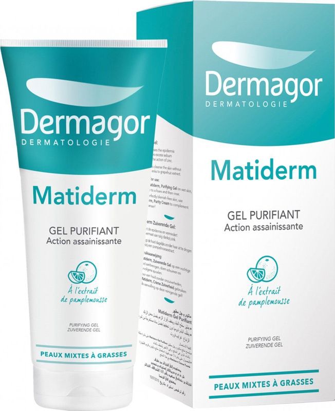 Dermagor - Matiderm - Reinigende Gel - Pompelmoesextract - 200ml