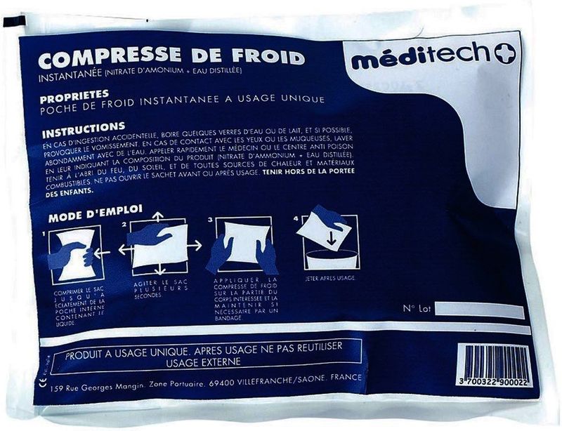 Ice Pack - Temperatuurvermindering - Verlicht Pijn - Direct Te Gebruik