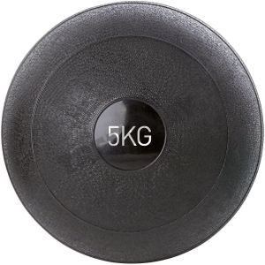 Medicine Ball - Zwart - Opblaasbaar - 5 kg - 23 cm Diameter