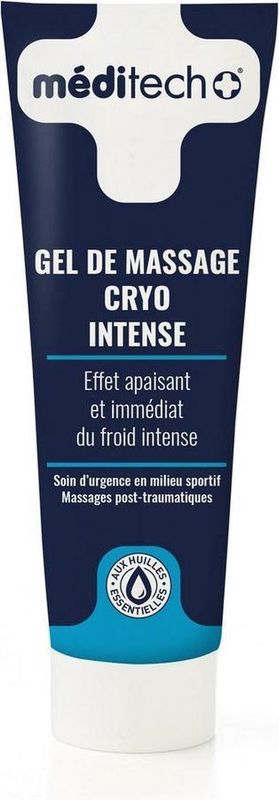 Meditech+ Intense cryo-gel 250 ml - Geeft een rustgevend en onmiddellijk effect van intense kou
