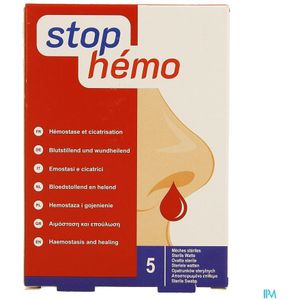 Stop Hemo Watten Steriel 5x4cm