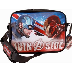 Deadpool - DP - Messenger Bag - Zwart - Katoen