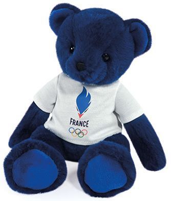 Plüschtier mit T-Shirt equipe de france 30 cm