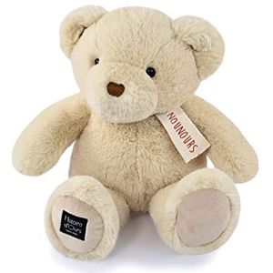 Histoire d'Ours - Pluche beer – de teddybeer – vanille �– 28 cm – superzacht pluche dier om te knuffelen voor kinderen, meisjes en jongens – cadeau-idee voor geboorte, Kerstmis en verjaardag – HO3223