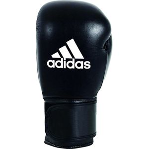 Adidas boxing performer training bokshandschoenen in de kleur zwart/wit.