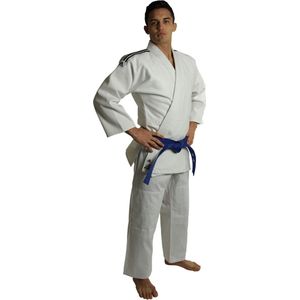 adidas Judopak J500 Training Judopak - Maat 170  - Unisex - wit/zwart Maat/ Lichaamslengte 170 cm