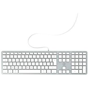 Mobility Lab ML300368 Toetsenbord, Frans AZERTY-toetsenbord, bedraad, voor Mac - wit en zilver