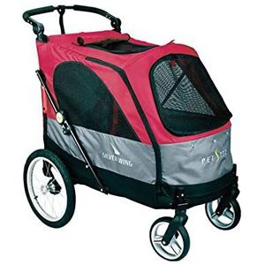 Pettio Safari kinderwagen, rood, minder dan 55 kg