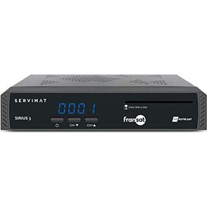 Servimat - Sirius 3 - TV-ontvanger - Zwart - DVB-S2 CI+ slot