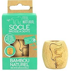 Sokkel bamboe tandenborstel - Feel Natural