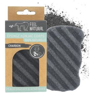 Konjac Body Charcoal Spons: Feel natural
