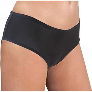 Menstruatieslipje, maat XL, zwart damesondergoed, wasbaar, lekvrij, hygiënisch comfort, absorberende bescherming, zonder zichtbare naden, gemiddelde menstruatie Feel Natural