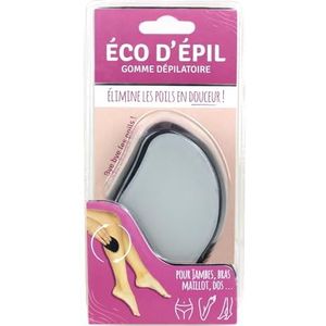 Gomme Depilatoire Feel Natural - Jambes & Peau Douces, Élimine les Poils Indésirables - Gomme Poil Magique, Se Transporte Facilement - Alternative Épilatoire au Rasoir Femme - Résultat Doux