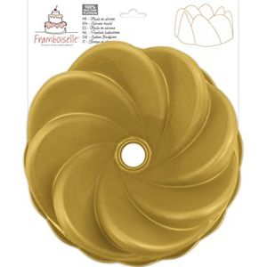 Bakvorm van siliconen voor tulband; bakvorm voor cake, bakgerei en vriezer