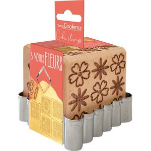 Scrapcooking - Bloemstempel en Koekjesuitsteker - Set/2