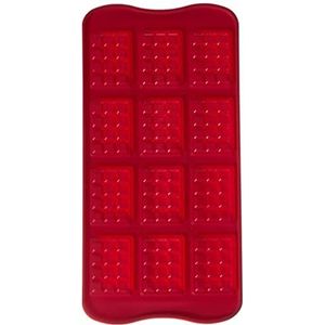 Scrapcooking 6728 bakvorm, mini-tablets, chocolade, siliconen bakvorm, roze, 25 x 11 x 0,3 cm