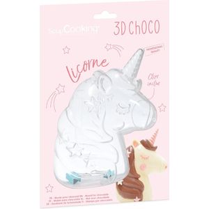 Scrapcooking - 3D Chocolade Mal - Unicorn