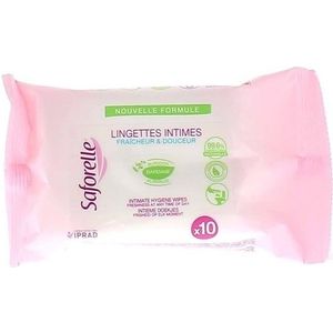 Saforelle Lingettes Flushable 10