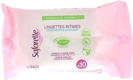 Saforelle Lingettes Flushable 10